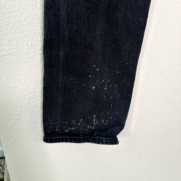 William Rast Dean Slim Straight Men's Black Jeans 34x30 Distressed Denim *stain - Picture 5 of 8